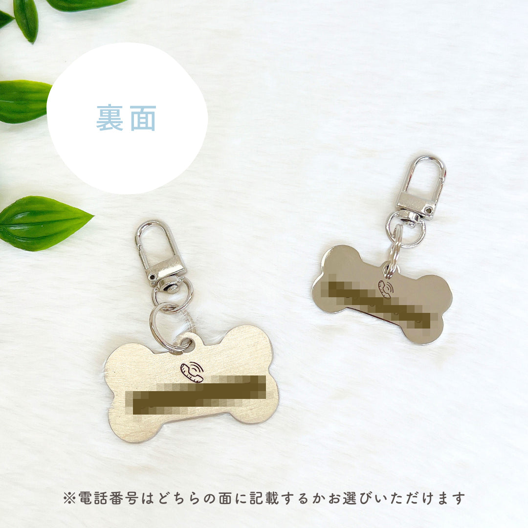 似顔絵彫刻 ネームタグ