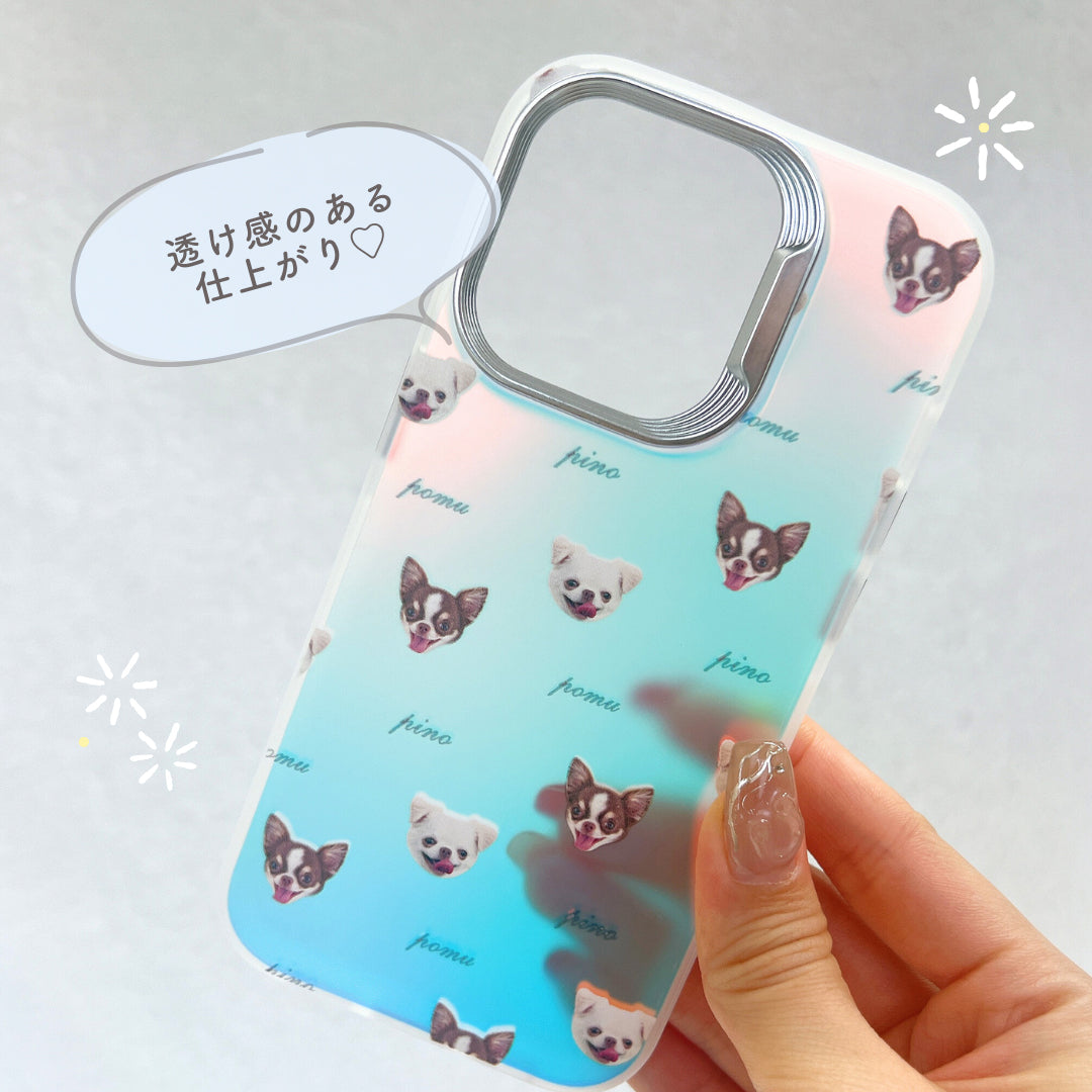 メタリック スマホケース