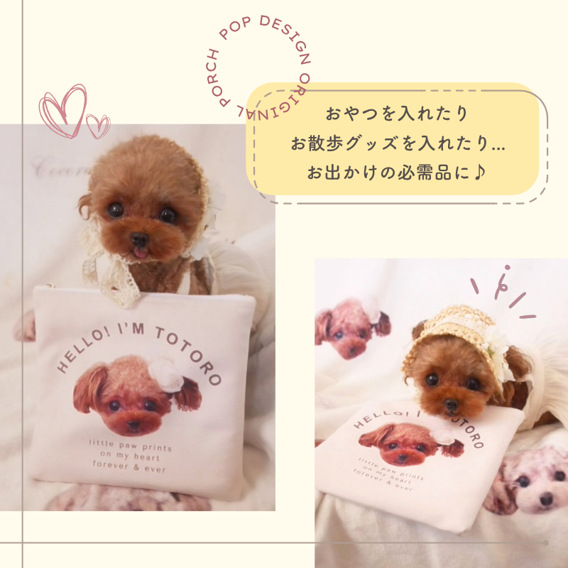 カーブデザイン ポーチ