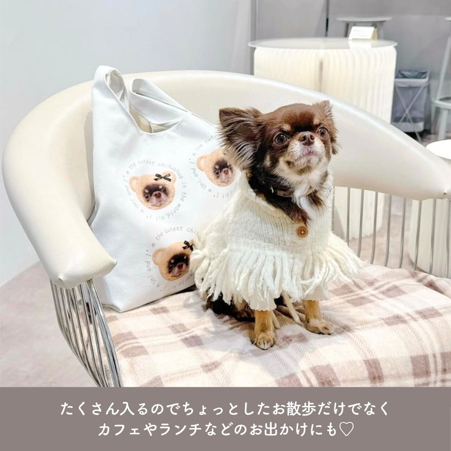 レタリング エコバッグ ツイル生地