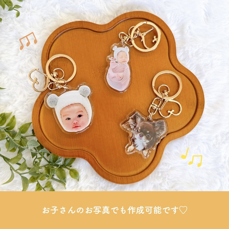 ぷくぷく アクリル キーホルダー