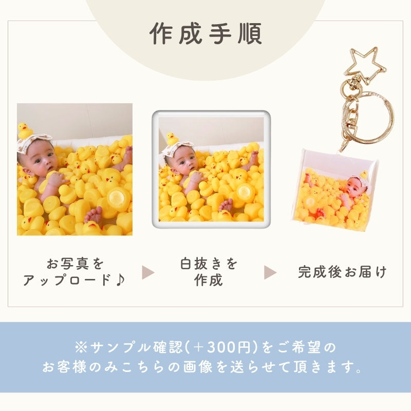 ぷくぷく アクリル キーホルダー kids