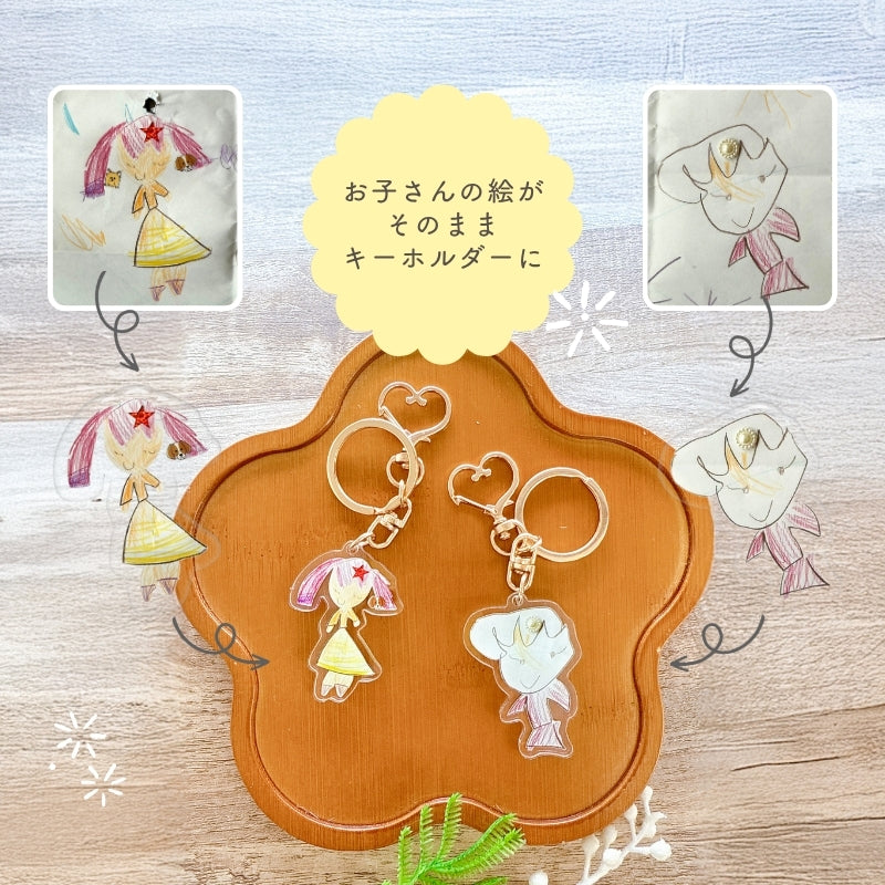ぷくぷく アクリル キーホルダー