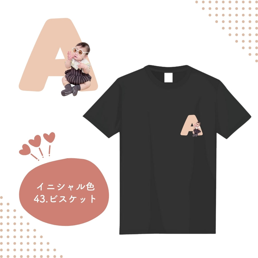 イニシャル Tシャツ