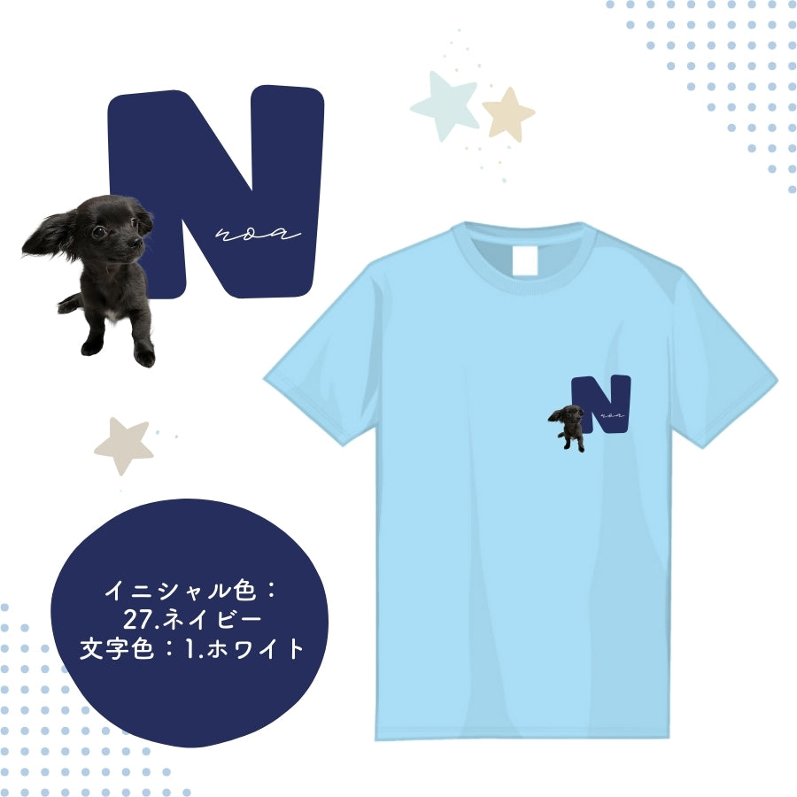 イニシャル Tシャツ