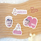 [In Stock] Name Stickers with Text