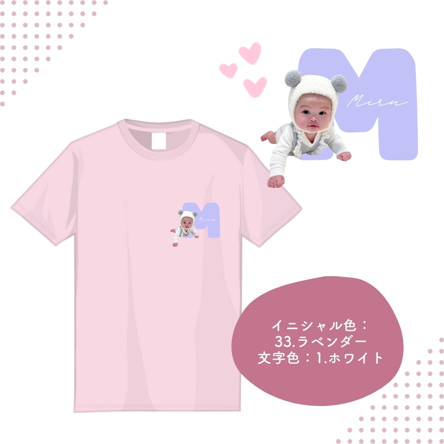 イニシャル Tシャツ