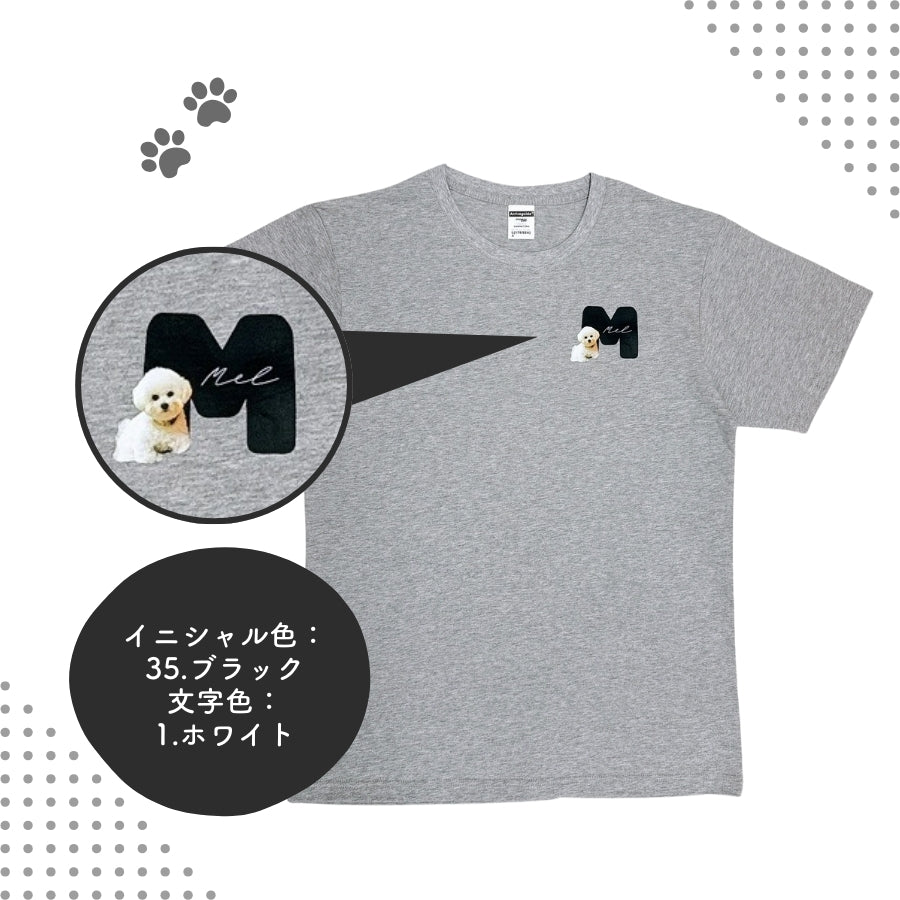 イニシャル Tシャツ