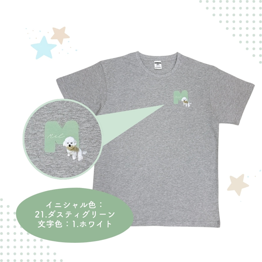 イニシャル Tシャツ