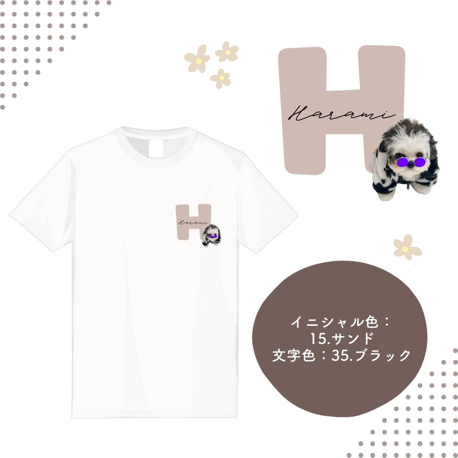 イニシャル Tシャツ