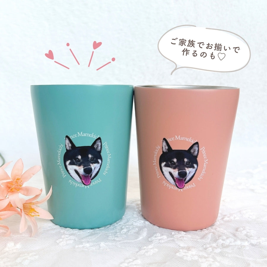 レタリング ステンレスサーモタンブラー 380ml/550ml