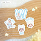 [In Stock] Name Stickers with Text