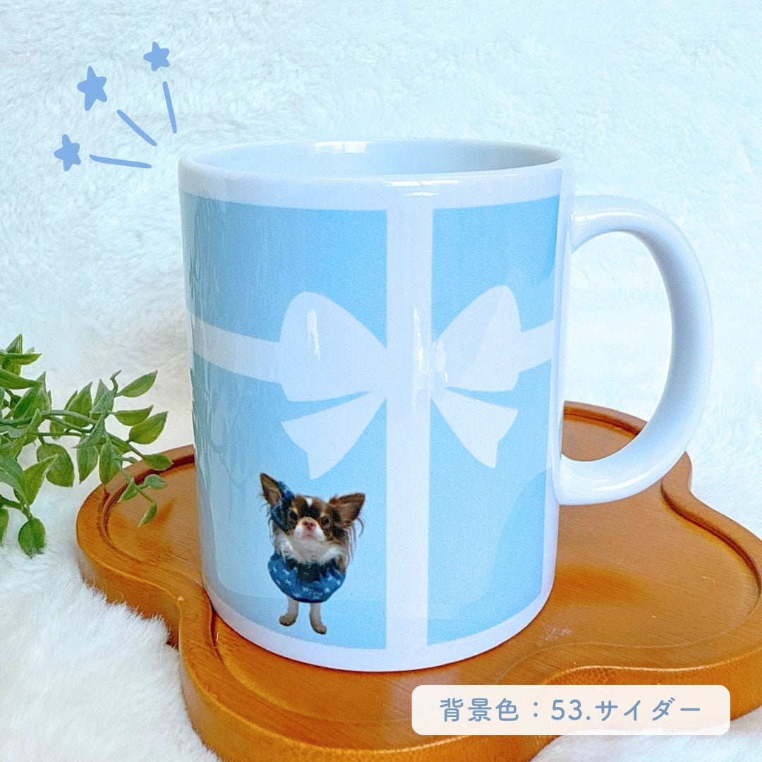 リボン マグカップ