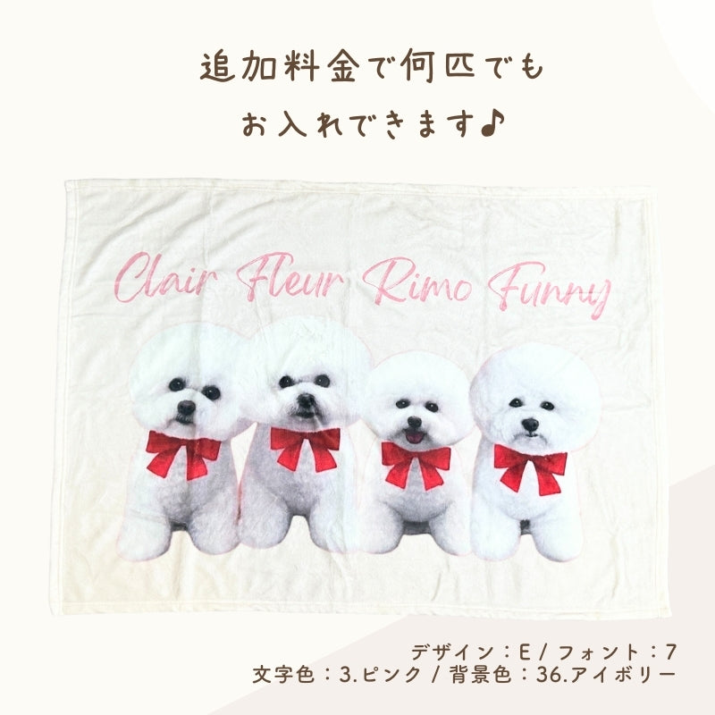 オリジナル ブランケット