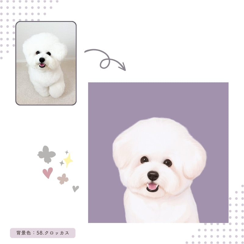 Digital art portrait style *animals only