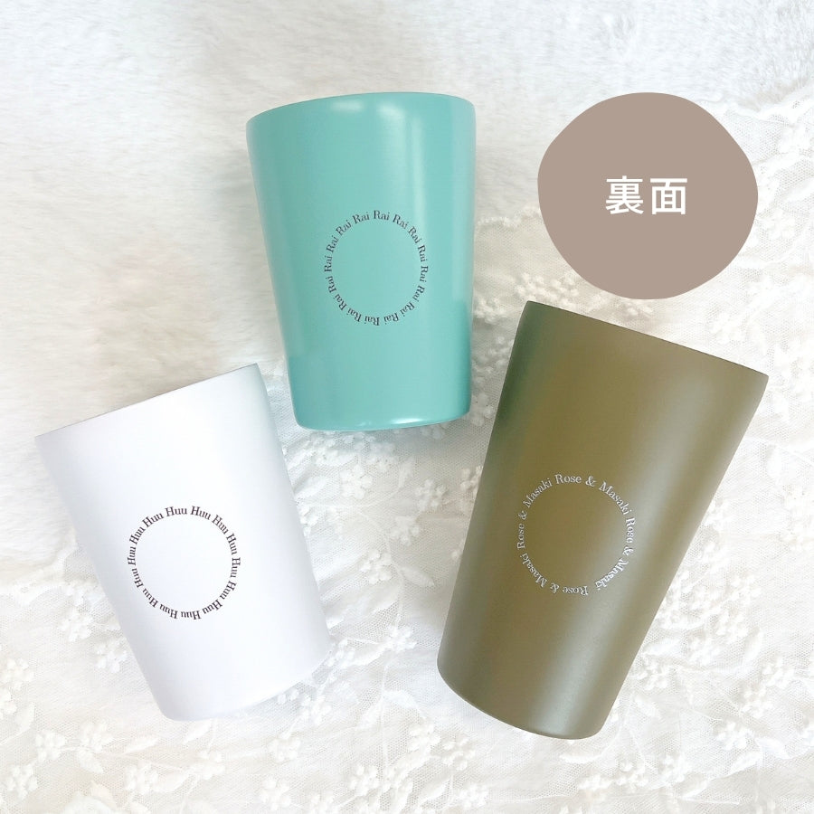 レタリング ステンレスサーモタンブラー 380ml/550ml