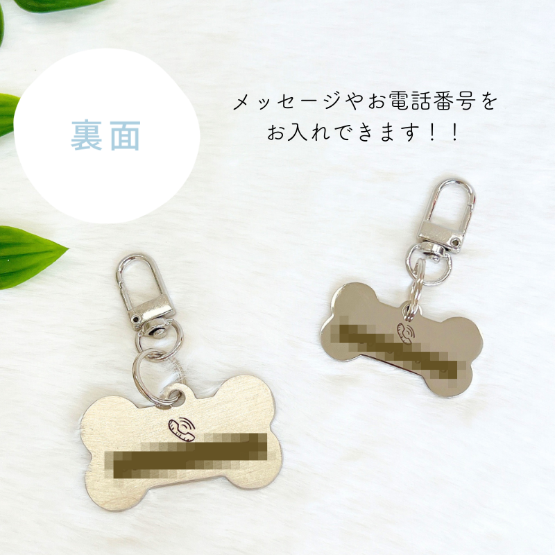 似顔絵彫刻 ネームタグ