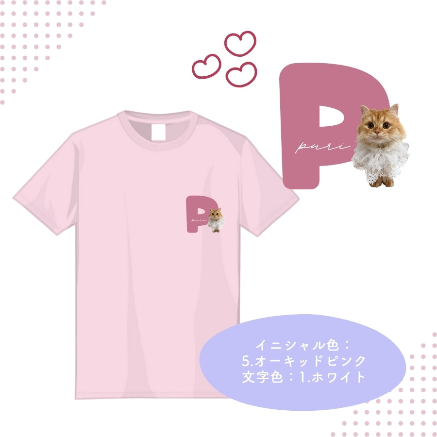 イニシャル Tシャツ